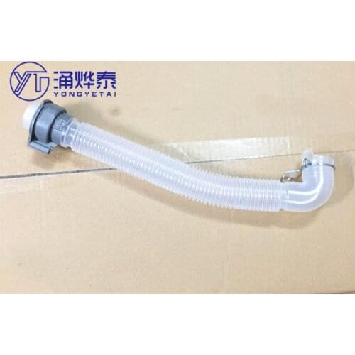 YYT 2PCS Washing machine accessories, the original drainage pipe takes over, the drainage inner pipe,outlet pipe is transparent