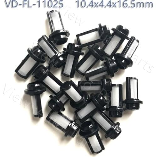 500pcs Fuel Injector Micro Basket Filter Fuel Injector Repair Service Kits 10.4*4.4*16.5mm VD-FL-11025