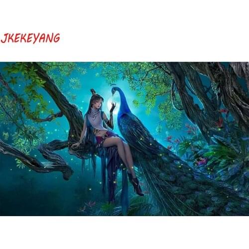 5D Diy diamond painting Beauty and peacocks Diamond Mosaic sale Rhinestone Embroidery cross stitch Y3759
