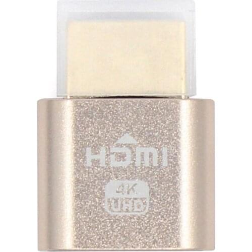 VGA Virtual Display Adapter HDMI DDC EDID Dummy Plug Headless Ghost Display Emulator Lock plate 1920x1080 New generation@60Hz