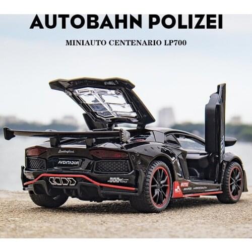 New 1:32 Lamborghinis LP-700 Aventador Car Alloy Sports Model Diecast Super Racing Lifting Tail Hot Car Wheel For Children Gifts