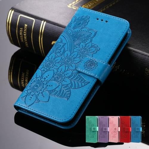 Phone Cover For OPPO A52 A72 A92 A53 A53S A73 A54 A74 A94 4G 5G Realme 8 Pro VIVO V21 V21E Y73 2021 Flower Premium Wallet Case