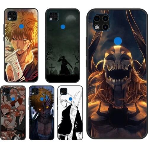 Bleach Ichigo Kurosaki Case For Xiaomi Redmi Note 10 Pro Case For Redmi Note 9 Pro 7 8 8T 9S 9A 9C 9T Back Cover