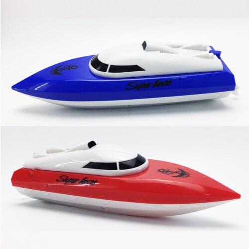 Kids Toy Mini Radio RC High Speed Racing Boat Speed Ship Toys for Children Gift Toy Simulation Remote Control Boat Model Design
