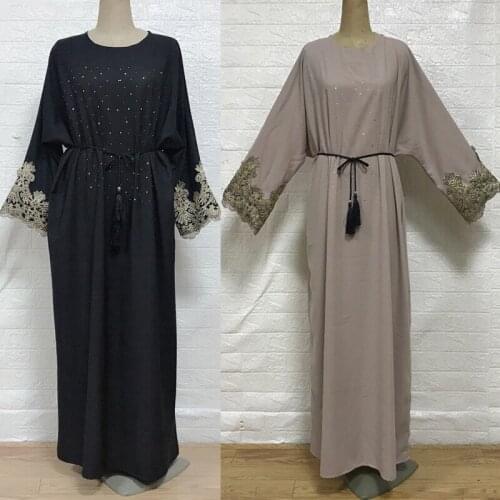 F856Womens Baju Muslim Wanita robes Orientale Musulman Abaya Dubai