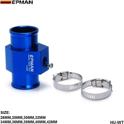 Racing Water Temp Racing Gauge Radiator Hose Sensor Adaptor Blue For TOYOTA CELICA GT/GT-S/ZZ T230 00-05 HU-WT