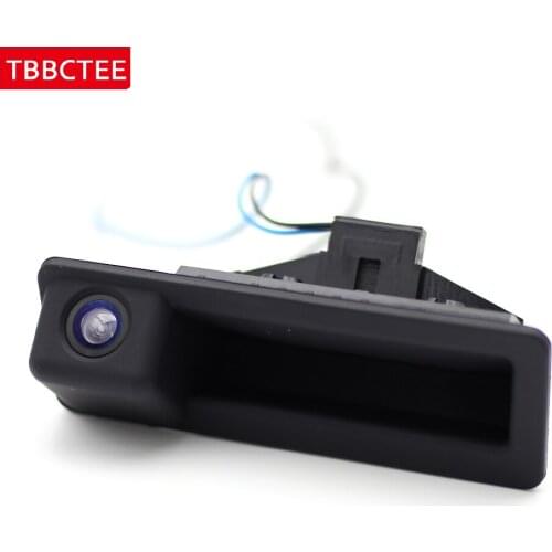 Camera For BMW 3 E90 E91 E92 E93 Car Reverse Rearview Parking Camera Trunk Handle HD CCD Water Proof NTSC RCA
