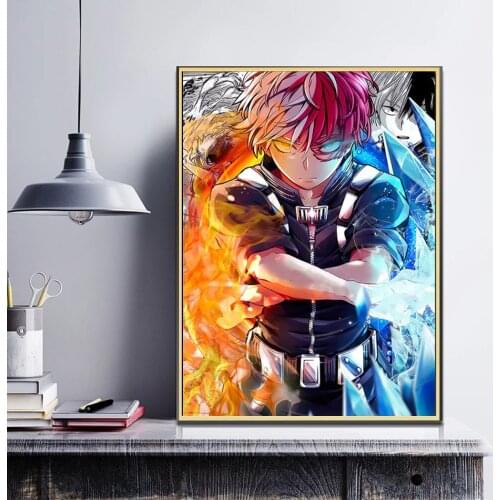 My Hero Academia Canvas Paintings Posters And Prints Japanese Anime Pictures For Teen Living Room Decoration Home Decor No Frame