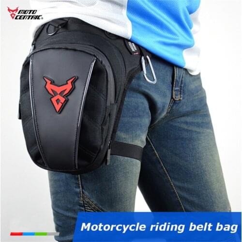 Fashion Motorcycle Drop Leg Bag Hip Bum Fanny Pack Waterproof Motorcycle Bag Outdoor Casual Waist Bag Motorcycle bike Bag Black