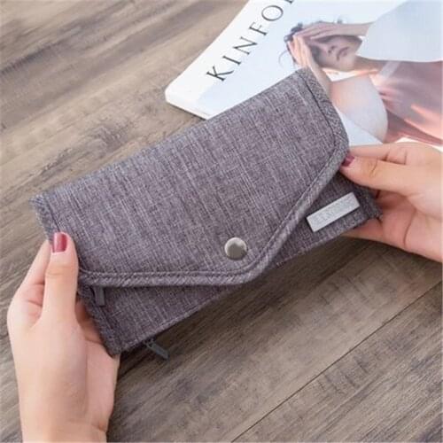 Fashion Multifunction Travel Organizer Wallets For Women Men Portable Passport Covers Credit Card Holder Bag Handle Slim Wallet