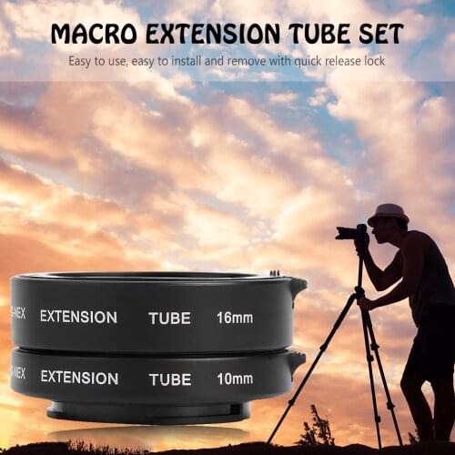 Auto-focus AF Extension Tube Kit for Sony NEX E-Mount Camera Macro Lens Converter Professional Camera Accessories