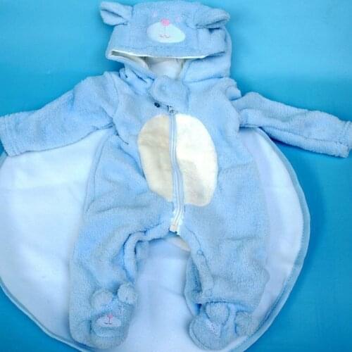 50 Cm To 60 Cm Simulation Rebirth Baby Doll Clothes Fashion Skin-friendly Fabric Doll Clothes Western Style One-piece Clothes