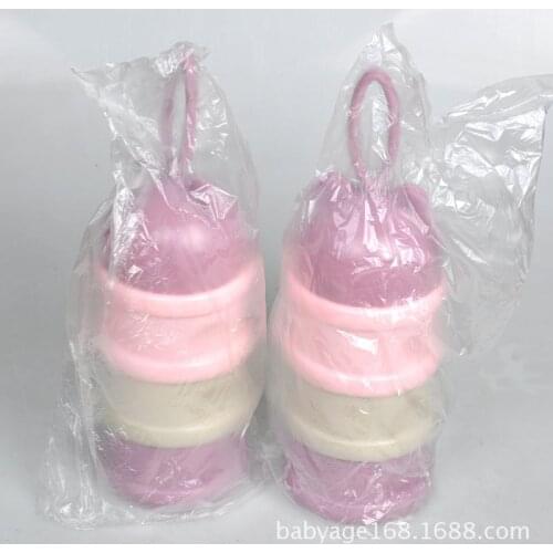 Portable Newborn Baby Milk Container Infant Baby Kids Formula Milk Powder Box Three Grid Boxes Snacks Candy Supplies Boxes