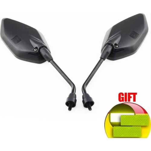 Motorcycle Rear view Mirror Motos Handlebar Mirrors Scooter Motorbike E-bike Side Mirrors & Accessories 10mm Screw