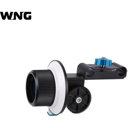 F1 Universal Follow Focus With Gear Ring Belt for 15mm Rod Support for Canon Nikon Sony DSLR Camera and Camcorder Rig