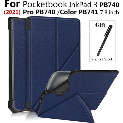 VODAITAS TPU Case for Pocketbook 740 InkPad 3 PB740 InkPad 3 Pro InkPad Color 741 7.8 Inch Cover Shell