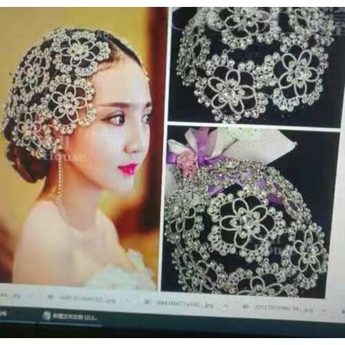 High quality bridal headdress, Korean style rhinestone wedding accessories with headband bride accessories crystal headband