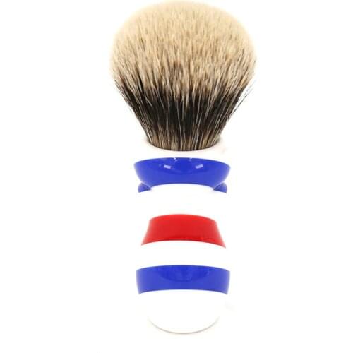 Yaqi New Barber Pole Style 24mm Two Band Badger Knot Shaving Brush