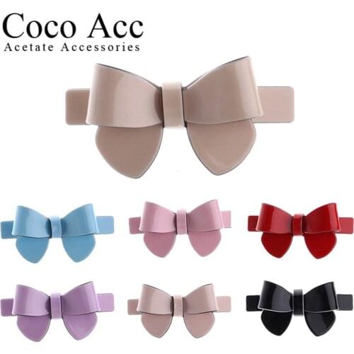 Classical Bows Ribbon Korean Barrette Clips For Long Thick Hair Accessories Women Ladies Girls