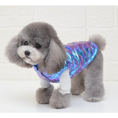 Winter Pet Coat Jacket Padded Clothes Warm Dog Down Small Dog Clothes Windproof Puppy Outfit Vest for Yorkie Chihuahua