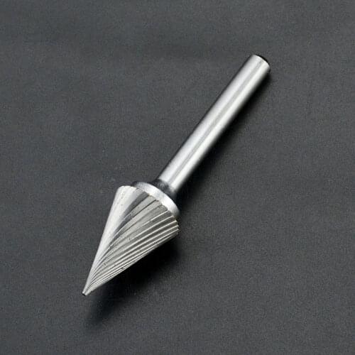 1Pcs M-head tungsten carbide rotary file, tip burr, mold grinder, grinding tool, drilling, milling, engraving drill bit, carbide