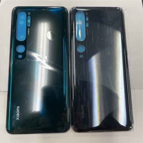 100% Original For xiaomi note 10 pro Battery Cover Rear Glass Door Housing For xiaomi mi note 10 mi cc9 pro Back battery Cover
