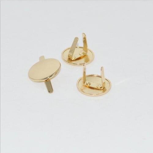 100 PCS/lot) Bag Handbag Zinc Alloy Decorative Taro Round Glossy Sign Hardware Accessories