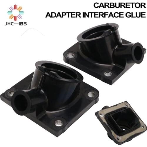 2X Motorcycle Carburetor Interface Intake outlet Manifold Adapter Insulator For Yamaha RD YFZ 350 YFZ350 Banshee Suzuki RD350
