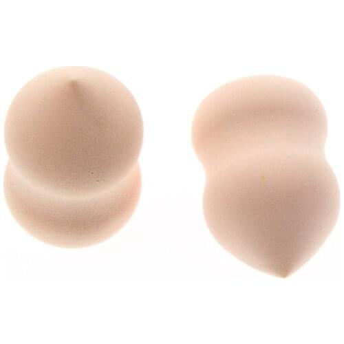 2Pcs Soft Hydrophilic Makeup Sponge BB Cream Beauty Egg Wholesale Puff Wet Dry Dual Use Face Foundation Powder Gourd Cosmetic