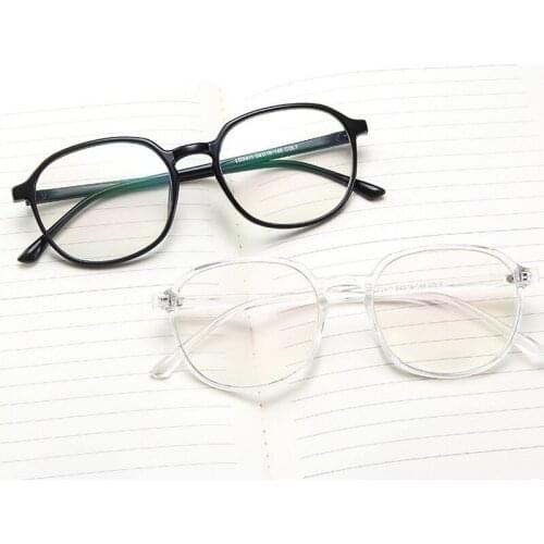 Student Retro Transparent Computer Round Glasses Frame Women Myopia Polygon Eye Glasses Frames for Men Eyeglasses Frame