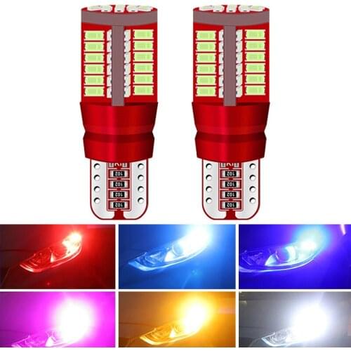 2x Car t10 led w5w 4014 super bright 57smd canbus NO Error Car marker Auto Wedge Clearance Lights bulb parking lamps Side Light
