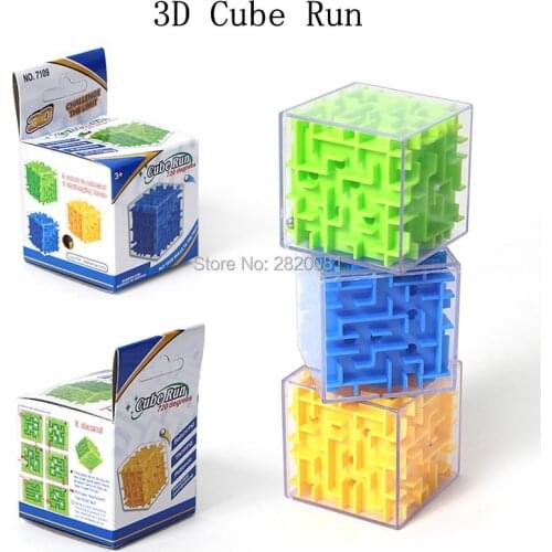 3D magical maze game running cube 720 degrees toy,hand-eye coordinating&IQ balance logic ability intellect cube for children toy