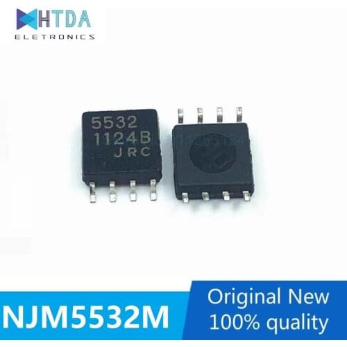 10pcs/lot NJM5532M NJM5532 JRC5532 5532 SOP-8