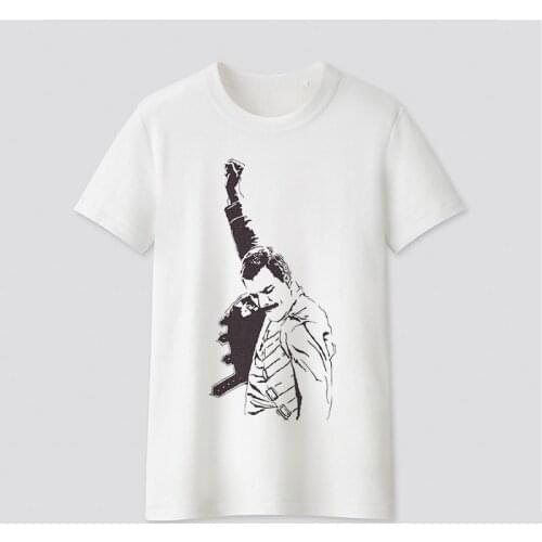 90s Graphic Rock Top Tees Female Freddie Mercury Queen Band T Shirt Women Harajuku Vintage T-shirt Fashion Queen Tshirt