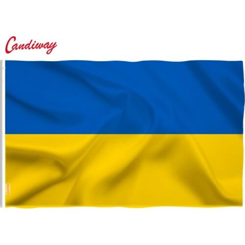 90 x 150cm Ukraine National Ukraine Flag Flying Flag No Flagpole Home Decoration flag banner NN016