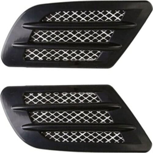 Car Shark Gill Simulation Air Flow Intake Vent Side Fender Sticker False Vent Decoration Collision Protection Car Stickers