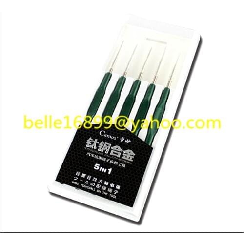 Free shipping Automotive wiring harness terminal removal tools car sound maintenance Navigation tail wire harness CD tools