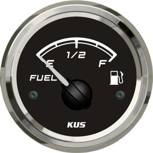 KUS 52mm fuel level meter fuel level gauge 0-190ohm signal for boat car