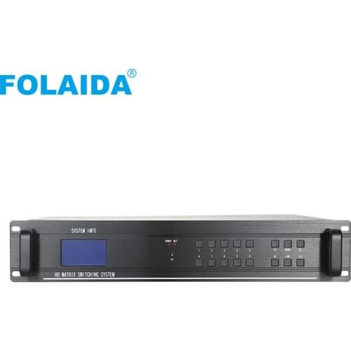 FOLAIDA Professional Low Price 4x4/8x8/16x16/16x32 HDMI Matrix Switcher 4Kx2K Support 3D EDID& Blu-ray DVD& Video Wall