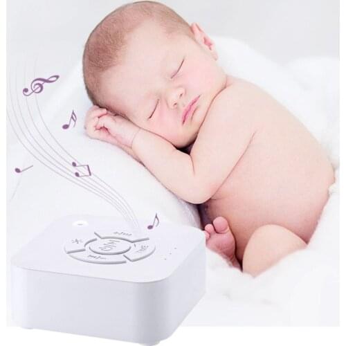 White Noise Machine USB Rechargeable Timed Shutdown Sleep Sound Machine For Sleeping & Relaxation For Baby Adult Office Travel