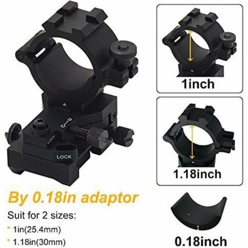 Hunting scope mount 25.4mm 30mm rings 11mm / 20mm dovetail rail adjustable ak74 m16 scope mount base