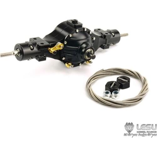 LESU Metal Rear Axle Differential Lock for RC 1/14 Tractor Truck DIY TAMIYA Dumper Scale Model Car