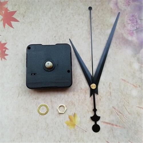 Wholesale 50PCS Wall Quartz Clock Kits Sweep No Tic Fit Up DIY Black Hands Repair Tool