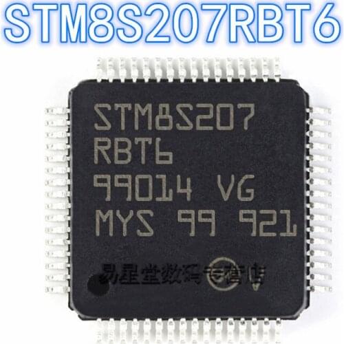1PCS 100% new original authentic STM8S207RBT6 QFP-64 8S207RBT6 QFP64 8-bit microcontroller chip