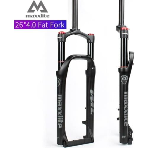 MAXXLITE Pneumatic Snowmobile Front Fork 26 Inch*4.0 Fat Tire 34 Inner Diameter Electric Power-assisted Beach Bike