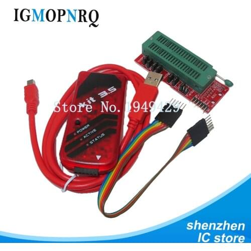 1set PICKIT3 Programmer + PIC ICD2 PICKit 2 PICKIT 3 PICKIT 3.5 Programming Adapter Universal Programmer Seat