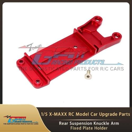 RC Car Parts GPM 1/5 X-MAXX Upgrade Modified Accessories Aluminum Alloy Rear Suspension Knuckle Arm Fixed Plate Holder