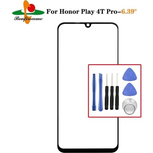 TouchScreen For Huawei Honor Play 4T Pro AQM-AL10 Front Touch Screen Glass Outer Lens Replacement