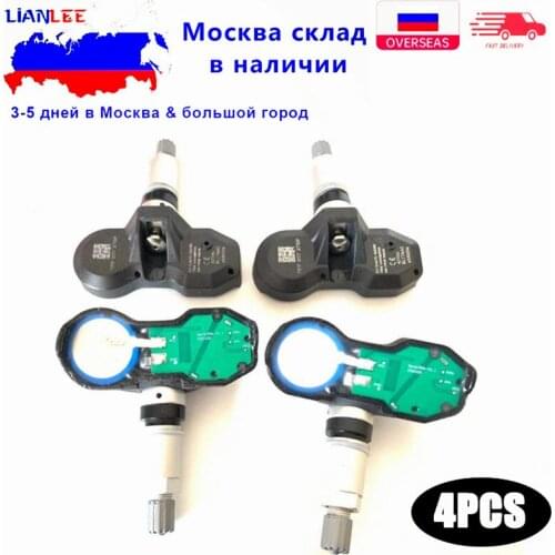 4Pcs TPMS 7PP-907-275F 7P0907275 7PP907275F 433MHZ Tire Pressure Monitor System Sensor For Audi A4 A6 A8 Q7 R8 For Volkswagen