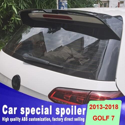 2013 2014 2015 2016 2017 2018 For Volkswagen VW Golf 7 7.5 MK7 Ⅶ Spoiler rear window roof spoiler VW Golf Carbon Fiber Spoiler